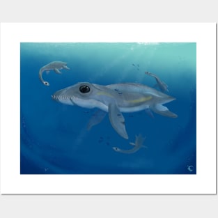 Mosasaurus sea dinosaur Posters and Art